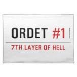 ORDET  Placemats