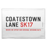 Coatestown Lane  Placemats