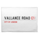 vallance road  Placemats
