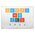 Happy
 New
 Year
 2022  Placemats