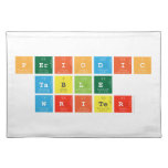 Periodic
 Table
 Writer  Placemats