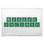 BackFire
 Intelligence  Placemats