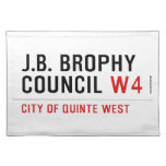 J.B. BROPHY COUNCIL  Placemats