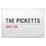 the picketts  Placemats