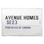 Avenue Homes   Placemats