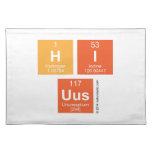 hi
 UUs  Placemats