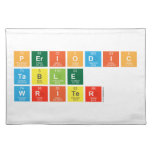 Periodic
 Table
 Writer  Placemats