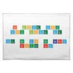 I love you
 You love me
 
 WE NO DO NO BARNY
 AROUND HERE  Placemats