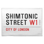 Shimtonic Street  Placemats