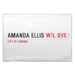 Amanda Ellis  Placemats
