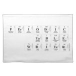 Periodic
 Table
 Writer  Placemats