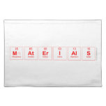 Materials  Placemats