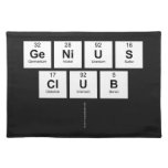 GENIUS
 CLUB
   Placemats