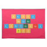 Happy 
 Second
 Anniversary
 BOO  Placemats