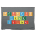 Periodic
 Table
 Writer  Placemats