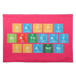 Happy 
 Birthday
 Chandni  Placemats