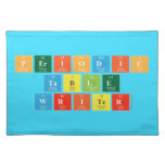 Periodic
 Table
 Writer  Placemats