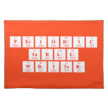Periodic
 Table
 Writer  Placemats