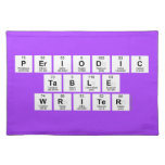 Periodic
 Table
 Writer  Placemats