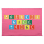 Periodic
 Table
 Writer  Placemats