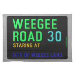 Weegee Road  Placemats