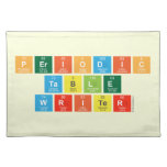 Periodic
 Table
 Writer  Placemats