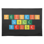 Periodic
 Table
 Writer  Placemats
