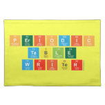 Periodic
 Table
 Writer  Placemats