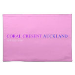 coral cresent  Placemats