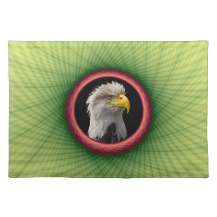 Placemats Yellow and Green Weave Frame