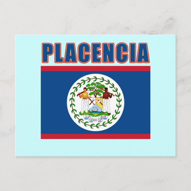 PLACENCIA Belize Beach Tshirts, Gifts Postcard (Front)