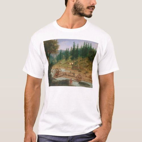 Placer Mining at Fosters Bar California 1331A T_Shirt