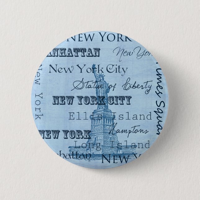 Places New York Button (Front)
