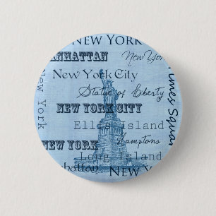 Places New York Button