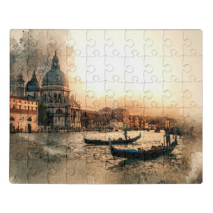 Places of Interest Printable Graphic Series Jigsaw Puzzle