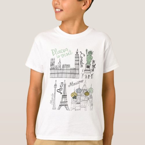 Places to Visit T_Shirt