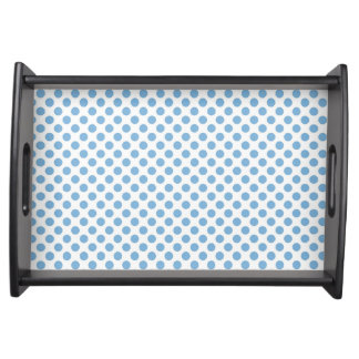Placid Blue Polka Dot Serving Tray