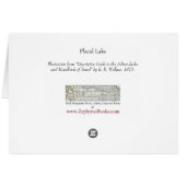 Placid Lake Cards (Back Horizontal)