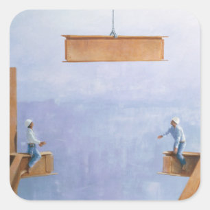 Placing the Last Link Square Sticker