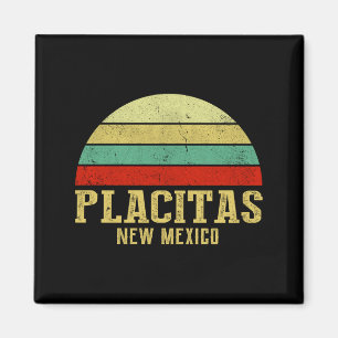 Placitas New Mexico Vintage Retro Sunset _1 Magnet
