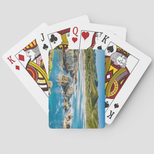 Plage de l’Acciolu, Corsica Poker Cards (Back)