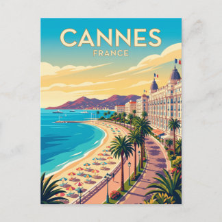 Plage de la Croisette France Postcard