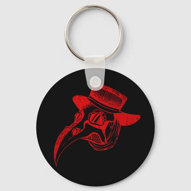 Plague Doc Keychain (Front)