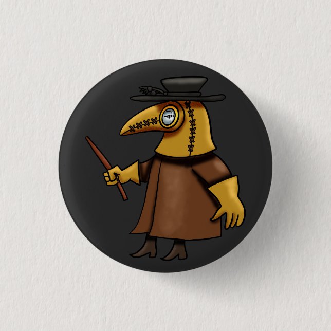 Plague Doctor Button (Front)