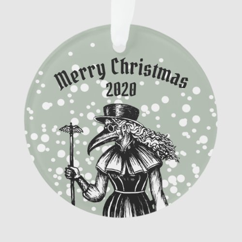 Plague Doctor Christmas Ornament