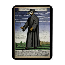Plague Doctor - Color Copper Engraving 1656 -