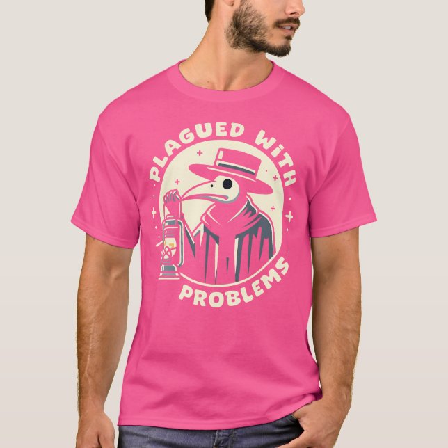 Plague Doctor Costume Men Women Doctor Plagued Wit T-Shirt (Front)