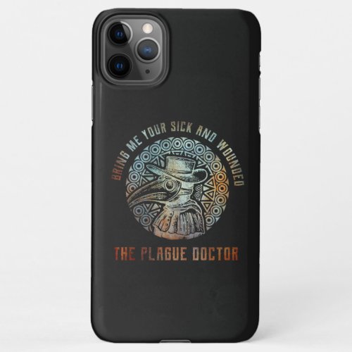 Plague Doctor Design Home Acessoire Kissen Acryl W iPhone 11Pro Max Case