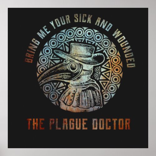 Plague Doctor Design Wall Art