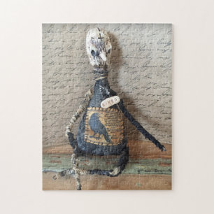Plague Doctor Dr. Macabre Creepy Doll Art Puzzle 